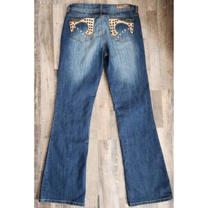 Southpole Blue Jeans Embellished Pockets Studded Size 11 - South Pole
